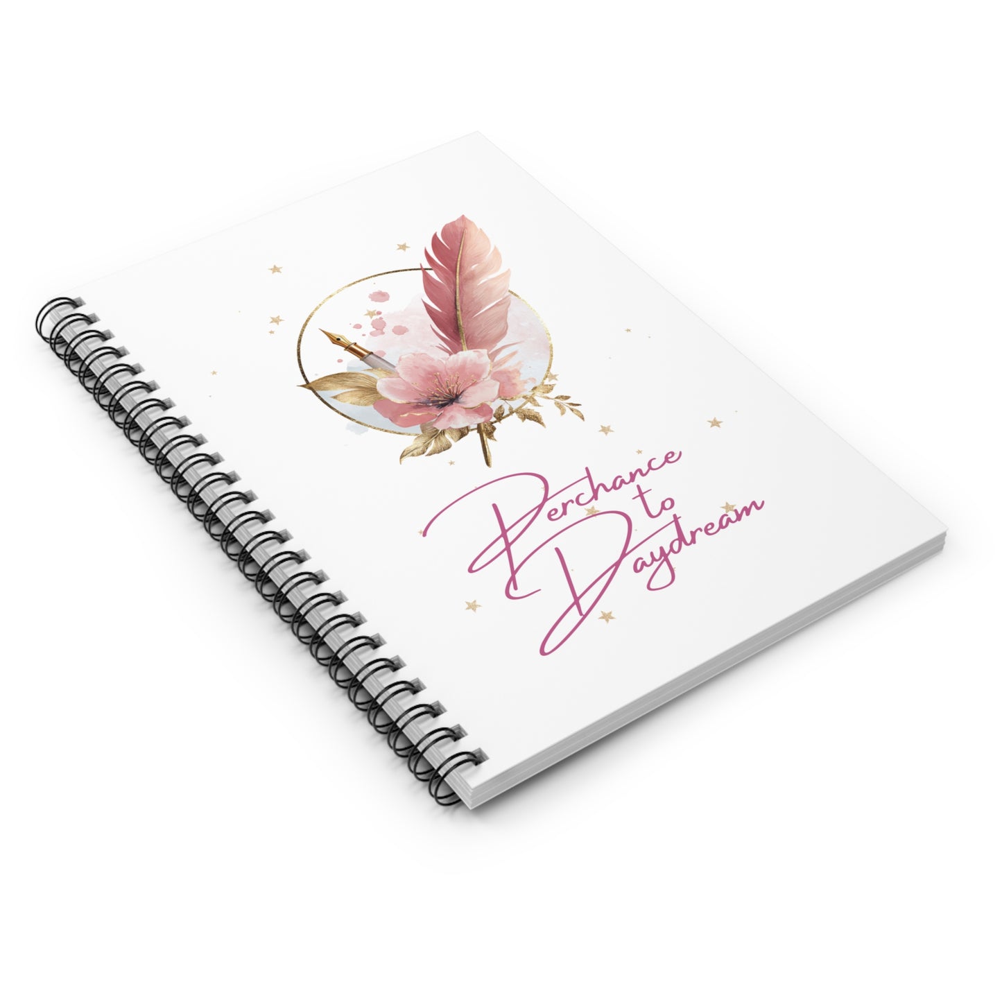 Perchance to Daydream Notebook | Romantic Spiral Journal