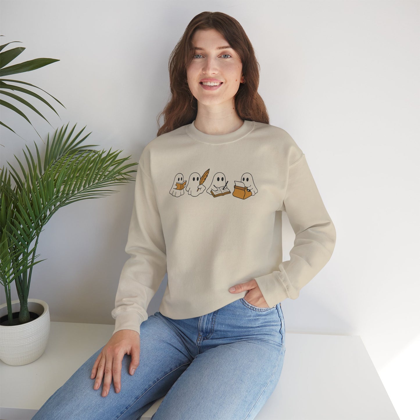 Ghostwriter Sweatshirt | Cute Bookish Halloween Crewneck
