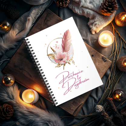 Perchance to Daydream Notebook | Romantic Spiral Journal