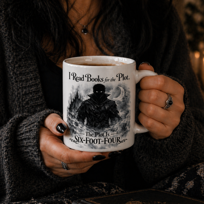 I Read Books for the Plot Mug | Dark Romance Reader Coffee Mug