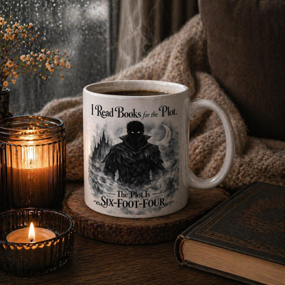I Read Books for the Plot Mug | Dark Romance Reader Coffee Mug