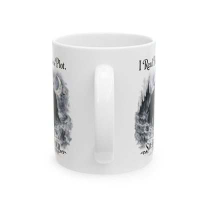 I Read Books for the Plot Mug | Dark Romance Reader Coffee Mug
